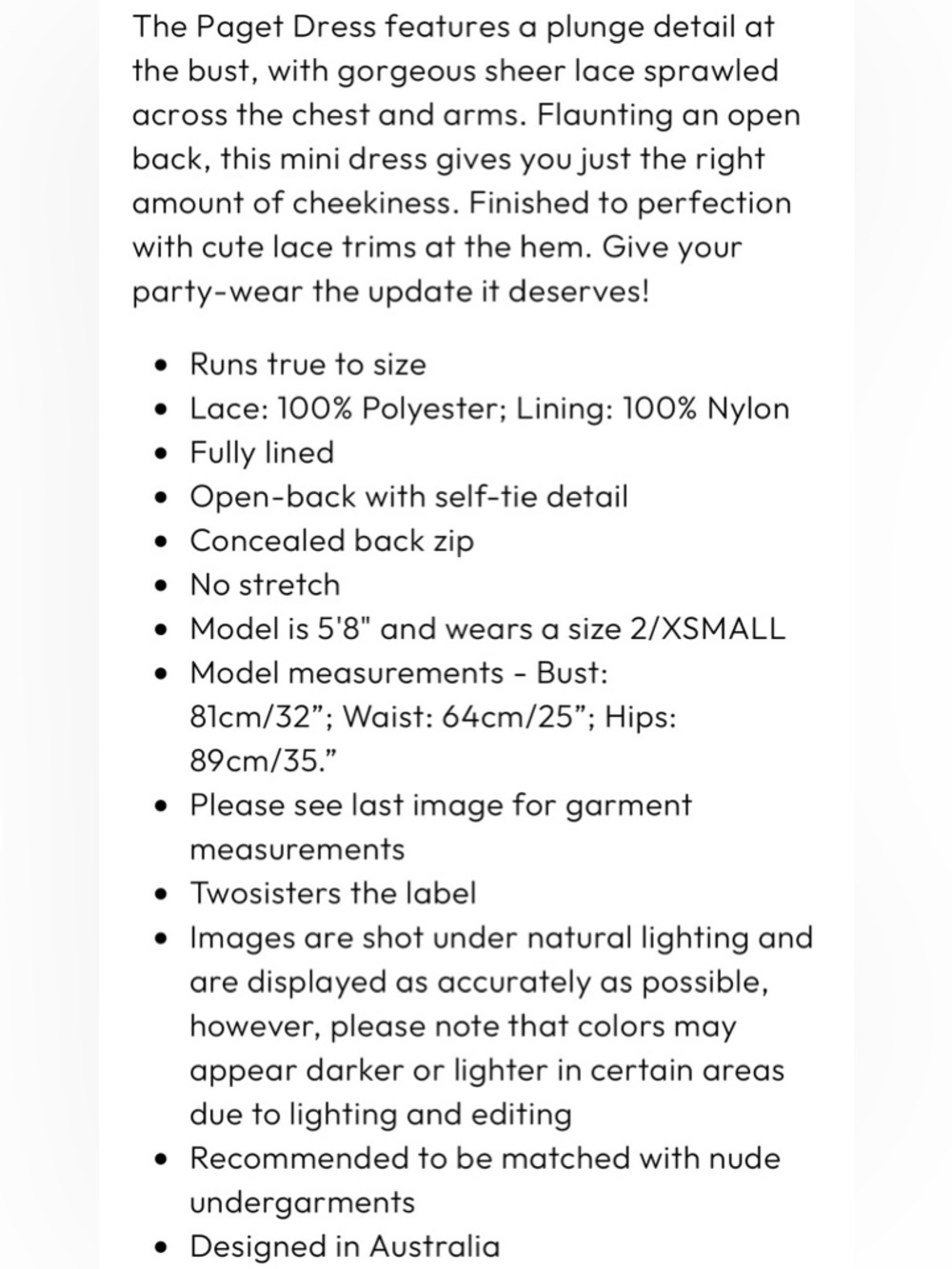 Jaus White Lace Mini Dress with Puff Sleeves - Picture 10 of 10